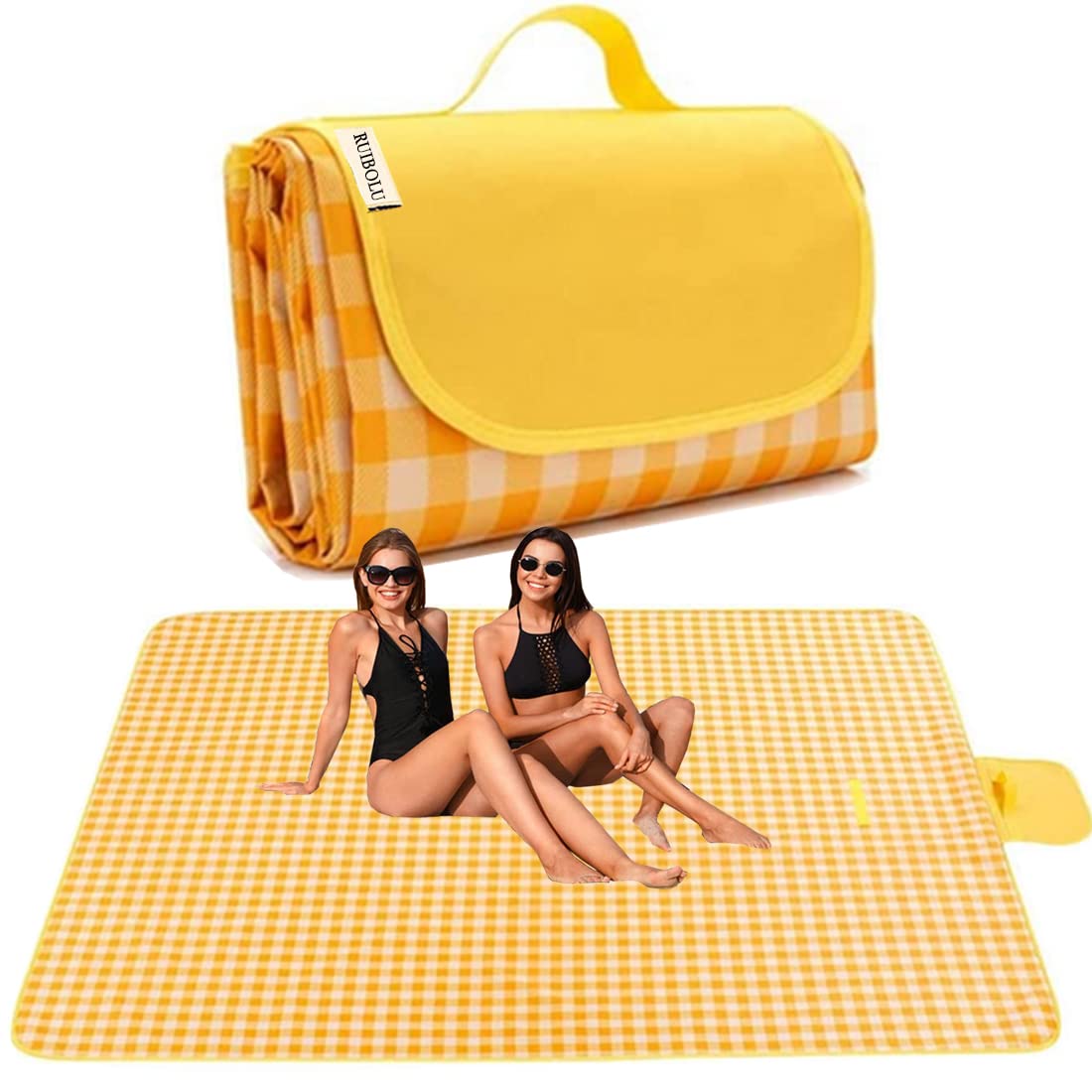 Amazon.com: Extra Large Picnic Blanket Beach Blankets, 80''x80